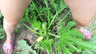 in nature from a cute lady