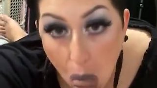 Sexy Emo Goth Girl Pov Sucks Licks Swallows And Clears Chamber