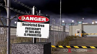BDSM smut with rough miss from 3DXPassion