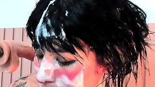 Extreme amateur pov blowjob by hot brunette latina