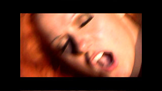 Double Penetration and Cumshot in Mouth for Sinful Busty Redhead MILF Nun with Hairy Pussy