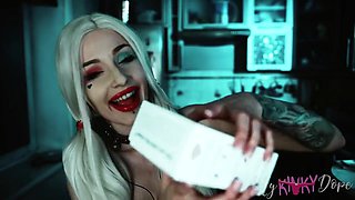 asmr cosplay of harley quinn