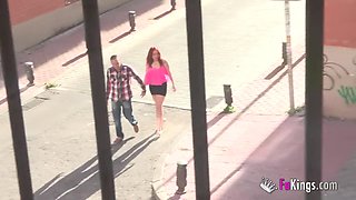 Birthday Surprise! Her girlfriend makes out with another girl