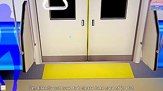 Anime School Riding Cock On The Train