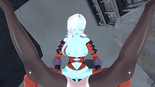 Big boobs in 3D futanari action featuring Towa and Chronoa