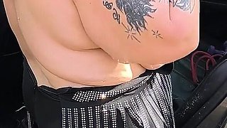 Backseat Bouncing on Your Cock Wooded Area Cumming on Top