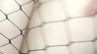 HORNY YOUNG SLUT IN FISHNET STOCKINGS BEGS TO BE FUCKED