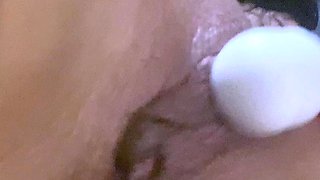 Close up anal toying