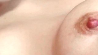 Making Him Cover My Tits in Hot Cum