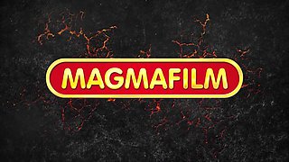 Amateur cutie gets glasses jizzed - Magmafilm