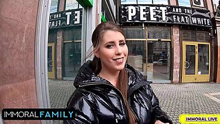 Lady Lyne Huge Natural Tits Milf Gets Naked In Public  Pounded To Pluto By Monster Cock  Immoral Family 4k