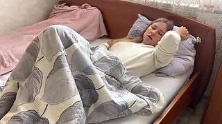 Stacy_via Morning Masturbation Loud Orgasm Caressing Tight Pussy Solo Female Masturbation