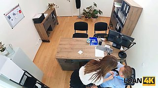 Loan4k. office table nail with perfect babe una pixie and her hot natural figure