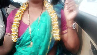 Step Dad Angry Daughter in Law Car Sex Telugu Crazy Dirty Talks. Part -2