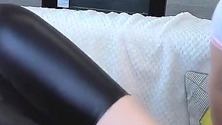 Latex Obsession: Blonde & Brunette Show off Their Fetish Leggings