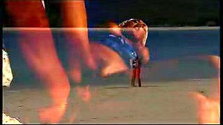 Jemstone Sits on the Beach Getting a Facial after Riding a Hard Dick - Private Porn Sex Videos