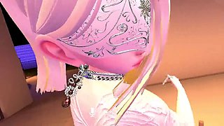 Light-haired virtual stripper dances for her master and gets pounded hard