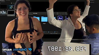 Roxxan the Latina Secretary Gets Creampie by Guard in POV 4K - Big Ass Squirting & Rough Sex