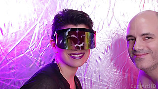 Retro Futuristic Cum Licking!