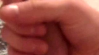 Jerking off on the Toilet