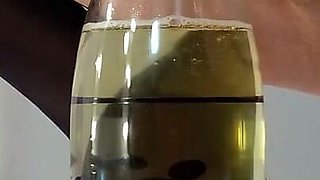 I Pee Into a Bottle Through a Funnel