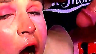 Ggg - Creampie Luisa Swallows the Cum of a Group of Men!