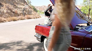 Roadside Assistance With Jessy Jones, Kendra Sunderland - Brazzers