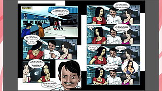 Savita Bhabhi Episode 14 Part 1 - Sexpress - Bhabhi doing sex with her friend's virgin brother in Train