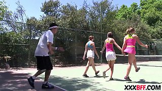 Jaw-dropping summer camp tennis sluts