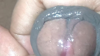 American big hard cock jerking close up