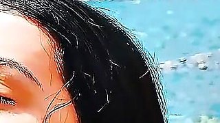 Moroccan Girl Sucks Her Lover's Cock in the Open Air Forest and He Ejaculates Inside Her Mouth and She Swallows His Semen