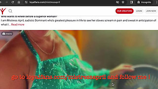 Dominatrix Mistress April - Ebony Shammys first BDSM lesbian BDSM experience