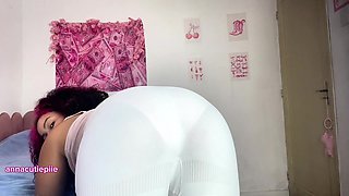 Sweaty Fart Domination in Pink and White Shorts After Gym
