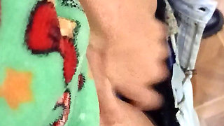 We Jerk off Riskily in the University Hallway