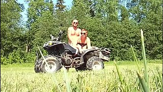 Step Mom Fucked Hard on ATV Ride - Crazyfamily 1970