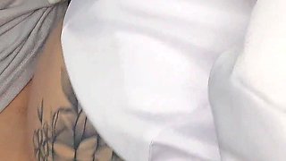 Slutty Nurse Catches Doctor in Hospital Bathroom and Sex Spanking Is Emergency!