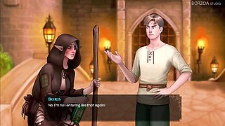 Wild anime hentai action with the biggest member in a gloryhole