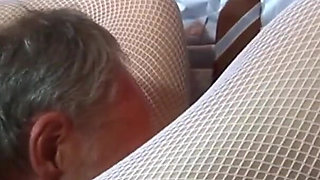 Gets fucked live by horny old reporter