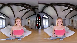 Let Me Seduce You With My Natural 38 DDD's While Deciding Which Lingerie To Wear - RealHotVR
