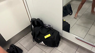 Sex in the airport bathrooms with my husband - Yasmina khan
