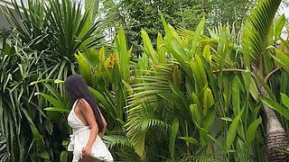 Hot Brunette Tease: Legs, Heels & Naughty Peeks