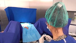 Amateur Busty Brunette Striptease