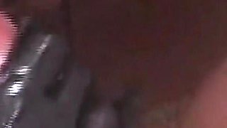 Mistress Strokes with Black Latex Gloves
