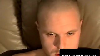 Gay amateur cams cumshot after edging session