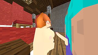 Minecraft anime hentai featuring Xhatihentai and Jenny mod