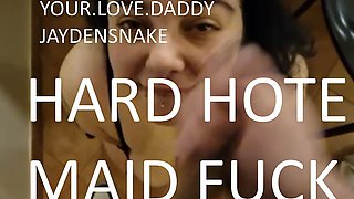 Daddy Hard Fuck a Maid in Hotel Room