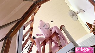 We Got Horny On Vacation And Tried New Risky Position On Top Of Staircase - We Loved It