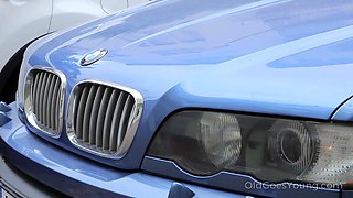 Sumptuous boy cums inside a wide-open throat