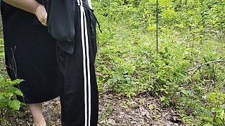 Neighbor Sucks My Dick in a Park and Swallows Hot Cum