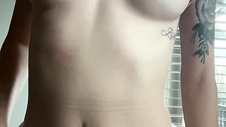 Curly Blonde Teen Records Solo Dildo Masturbation More at